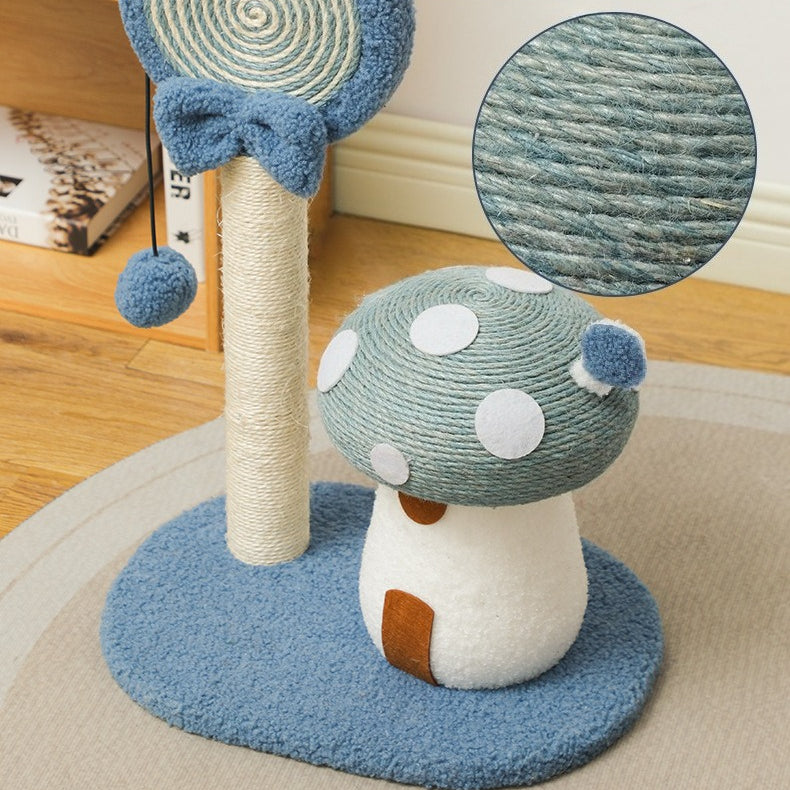 Lollipop & Mushroom House 2-in-1 Interactive Cat Tree