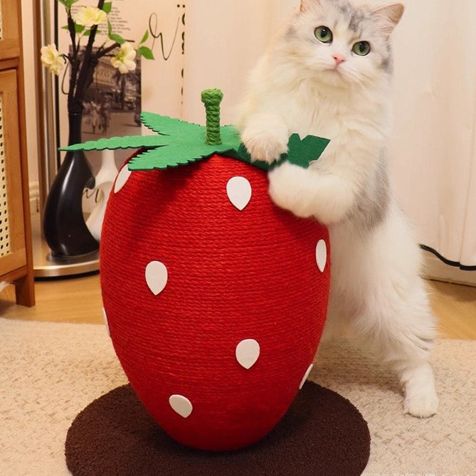 Strawberry Party Giant Sisal Cat Scratching Post