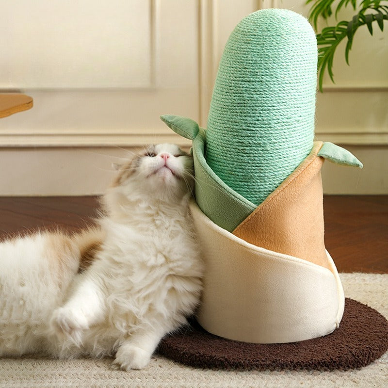 "The Sprout" Giant Bamboo-Fiber Scratching Pillar
