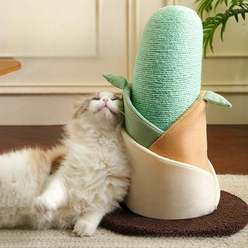 "The Sprout" Giant Bamboo-Fiber Scratching Pillar