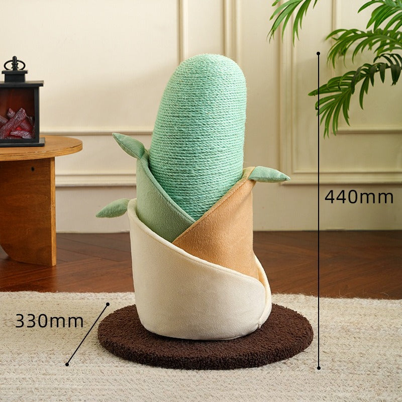"The Sprout" Giant Bamboo-Fiber Scratching Pillar