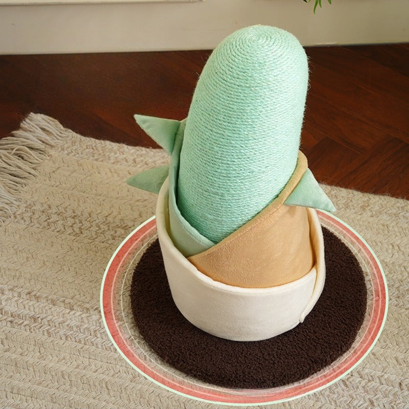 "The Sprout" Giant Bamboo-Fiber Scratching Pillar