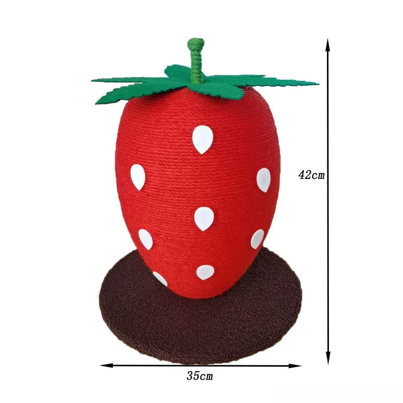 Strawberry Party Giant Sisal Cat Scratching Post
